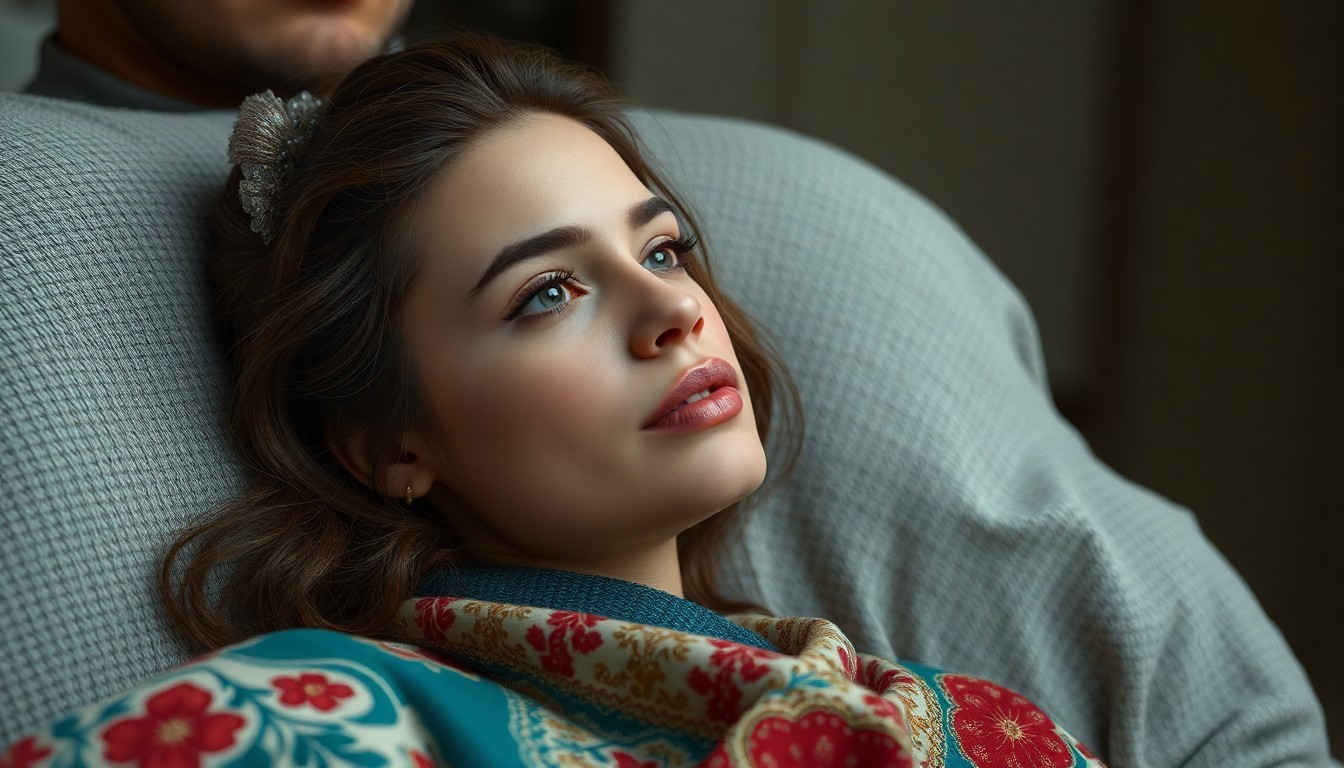 Şık giyimli bir kadın model