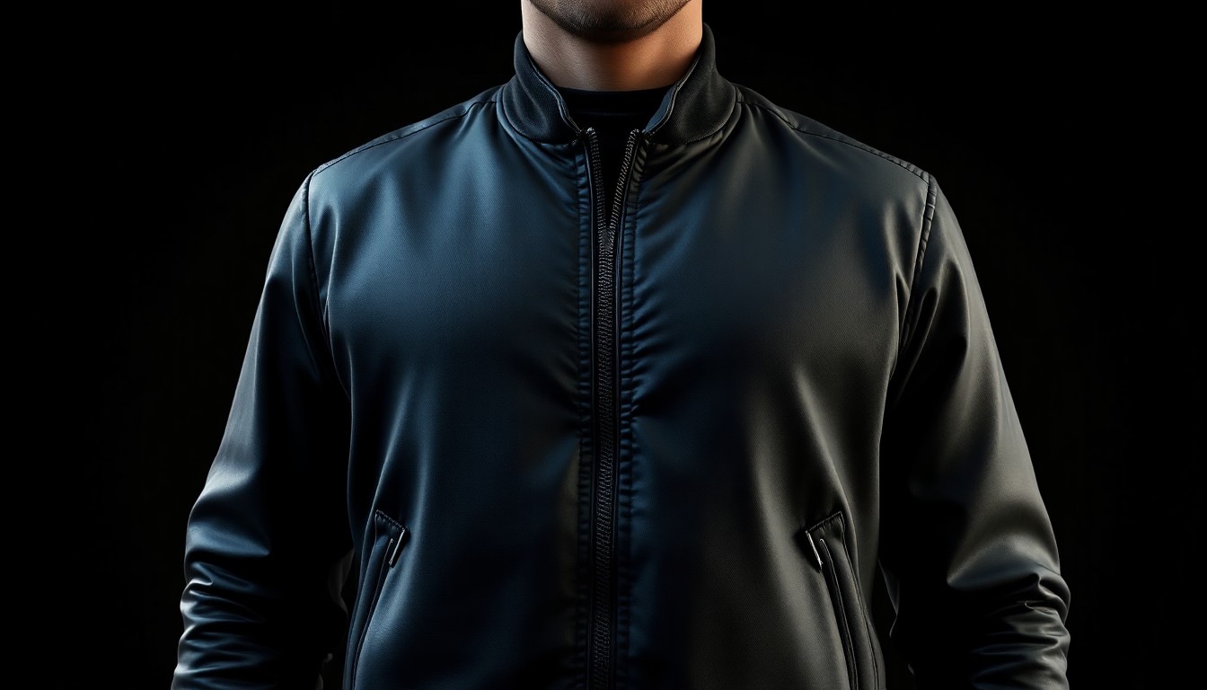 Slim Fit Bomber Ceket ürününün ikinci görseli