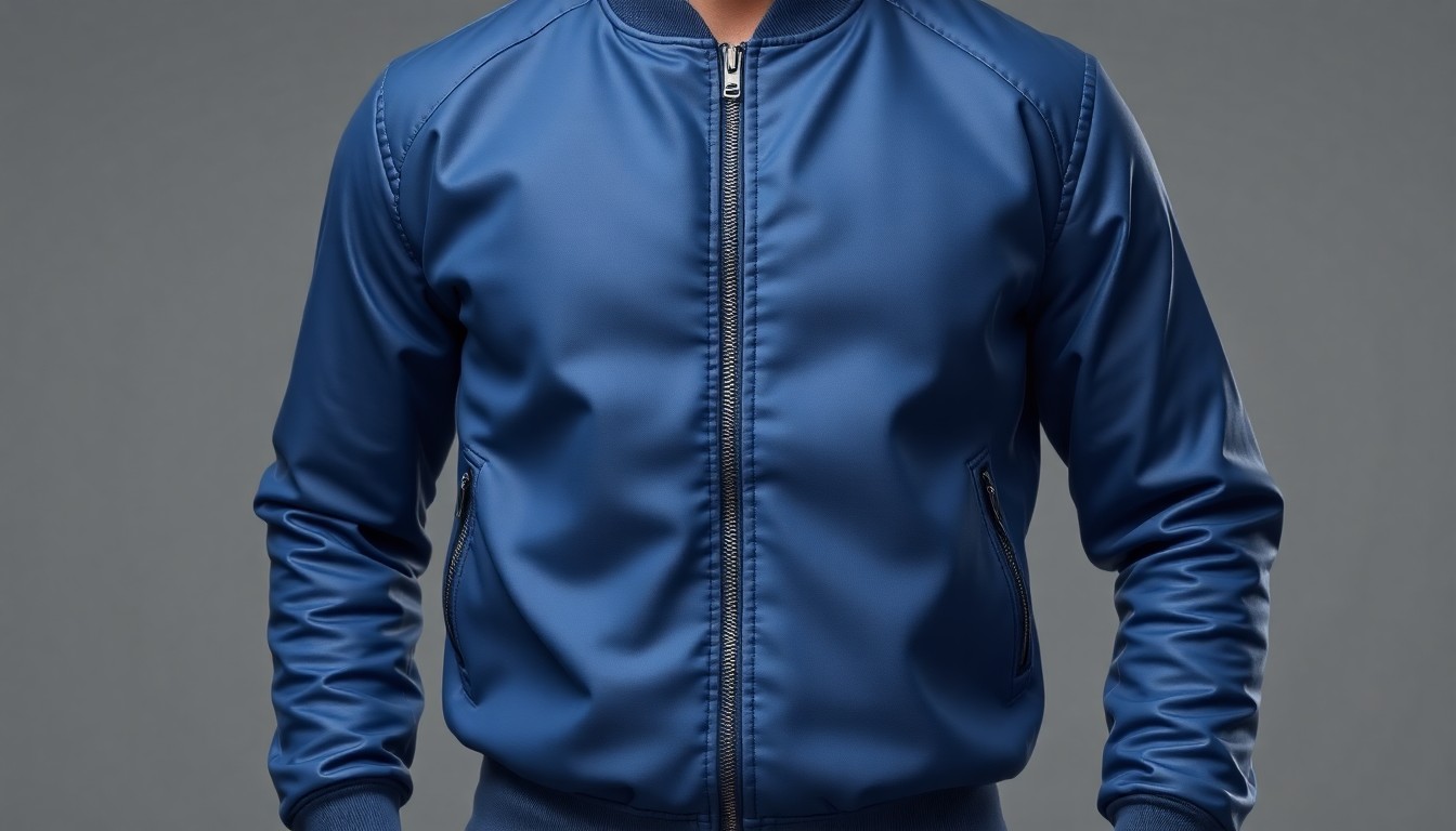 Slim Fit Bomber Ceket ürününün ikinci görseli