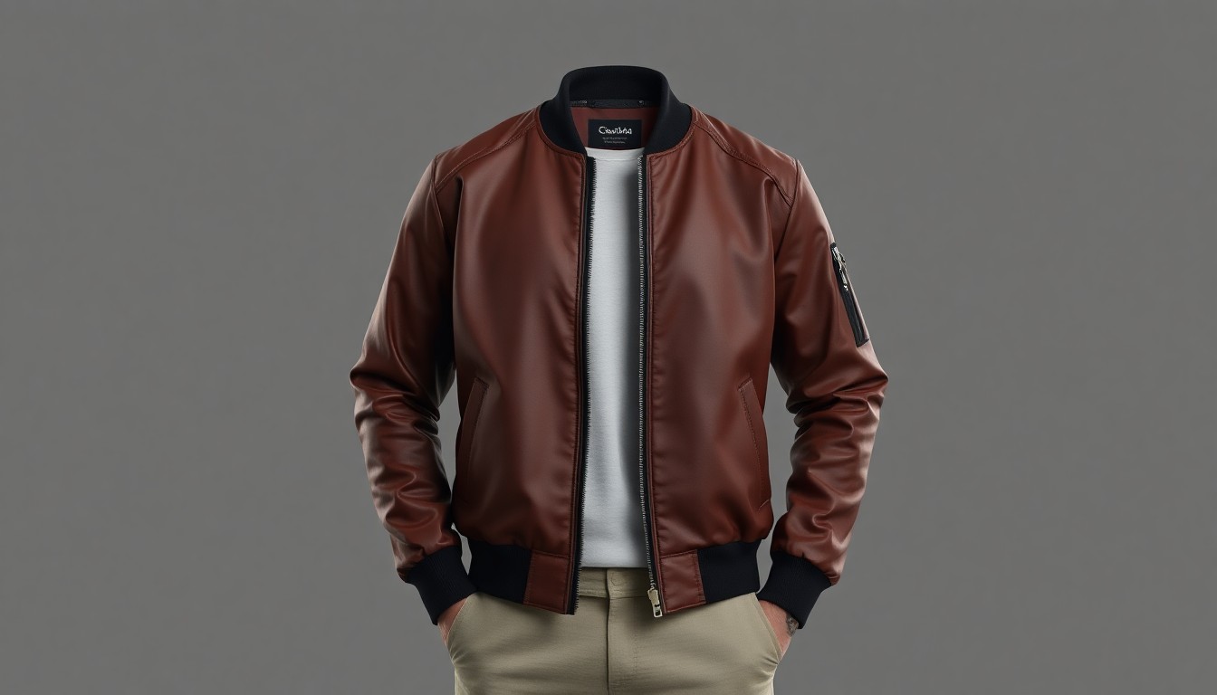 Slim Fit Bomber Ceket ürününün 1. küçük resmi